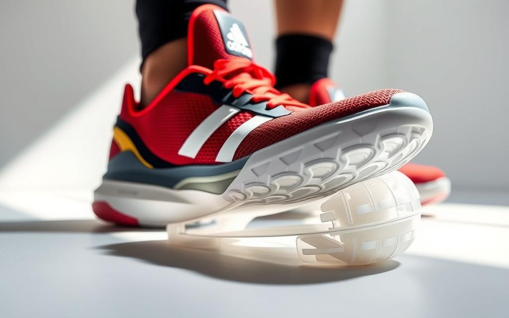 Adidas Bounce technology basketball trainers
